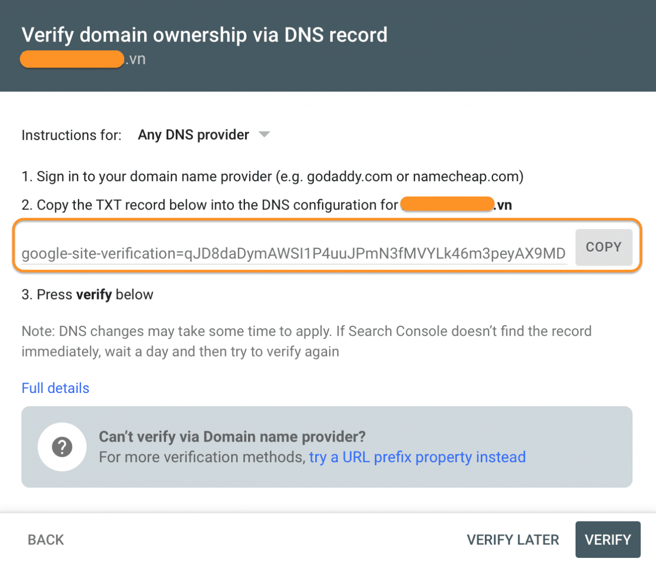 how-to-verify-google-seach-console