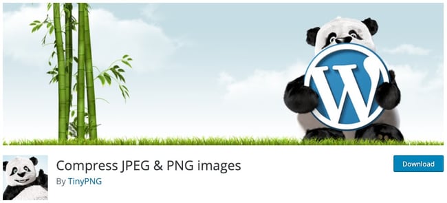 download page for the wordpress image optimization plugin compress jpeg and png images