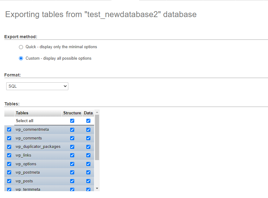 How to Back Up a MySQL Database, Backing up a single database 3