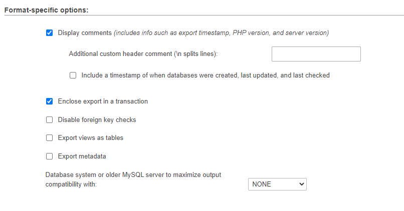 How to Back Up a MySQL Database, Backing up a single database 5